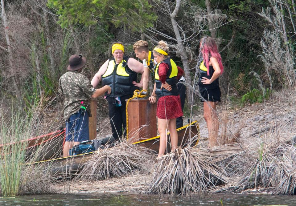  The yellow team looked a little soggy