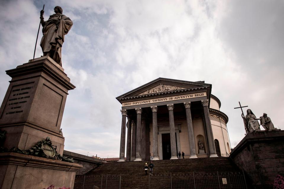  Cristiano Ronaldo and Georgina Rodriguez visited the Church of the Gran Madre di Dio, which features in The Italian Job