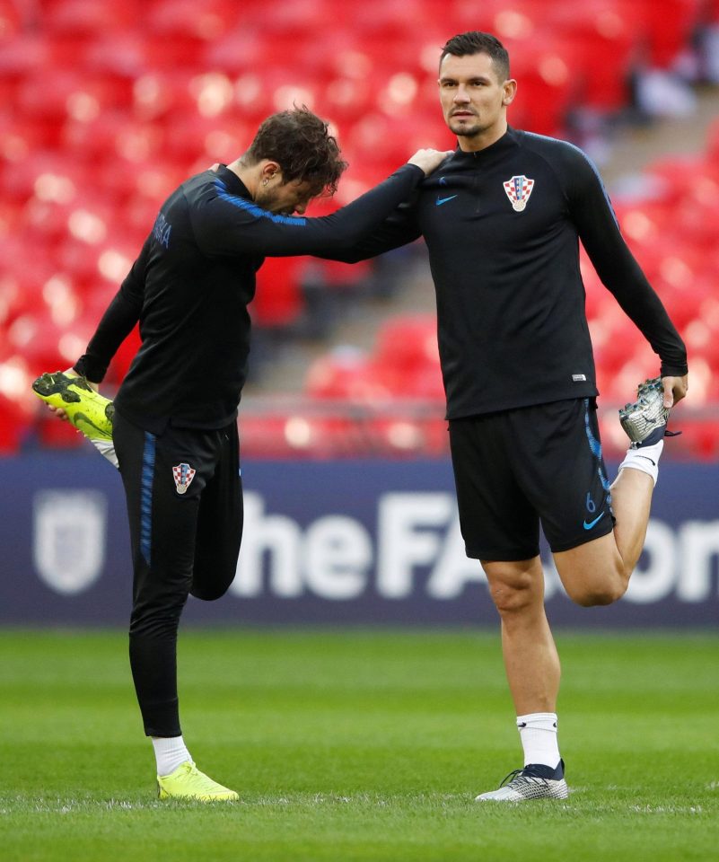  Dejan Lovren, seen training at Wembley, claims Sergio Ramos is protected by Real team-mates