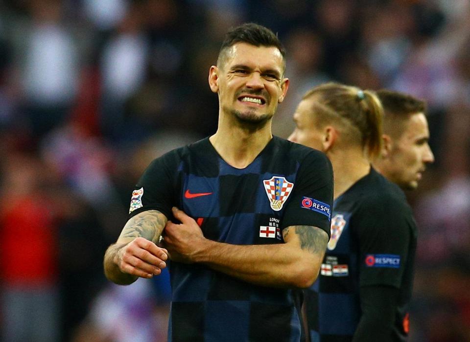  England beat the World Cup finalists at Wembley yesterday and relegated Lovren's side