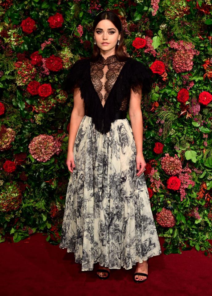  Jenna Coleman also went for vintage style