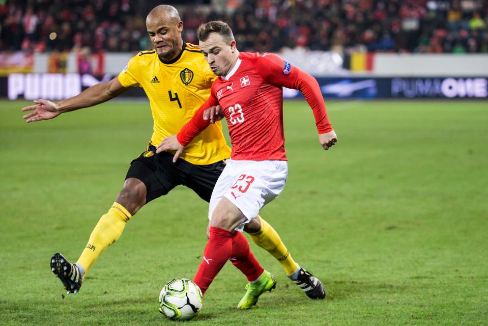  Shaqiri was labelled as a 'genius' thanks to his performance against Belgium