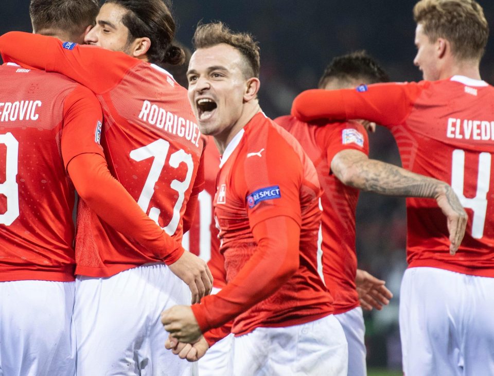  Shaqiri had a hand in three of Switzerland's goals