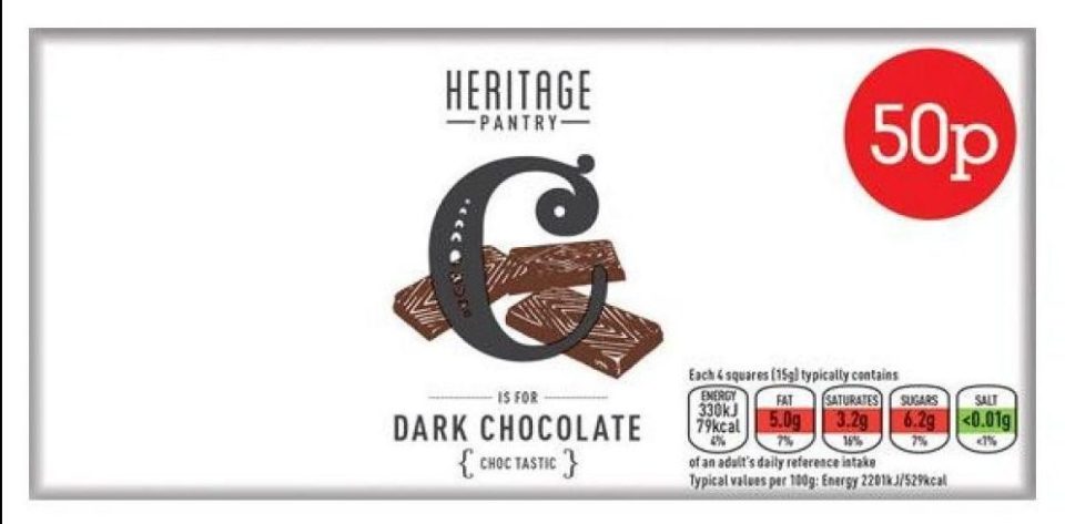  Nisa has put milk chocolate bars inside some of its dark chocolate wrappers