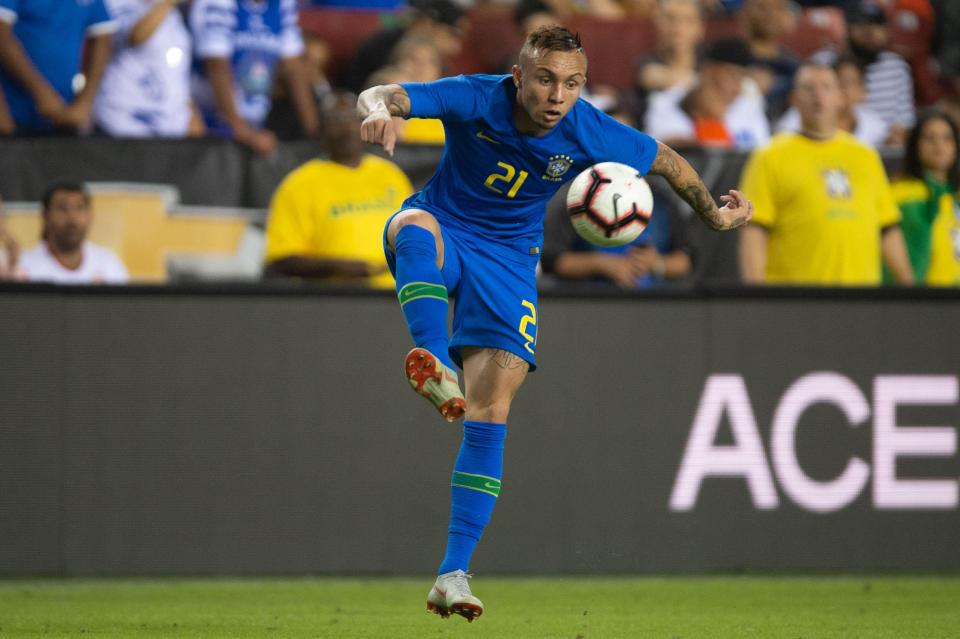  Everton made his maiden appearances for Brazil against USA and El Salvador