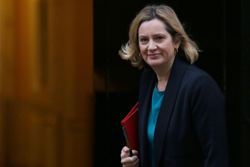  Amber Rudd said the strategy of asking MPs to vote for the deal because of the fear of No Deal would not work