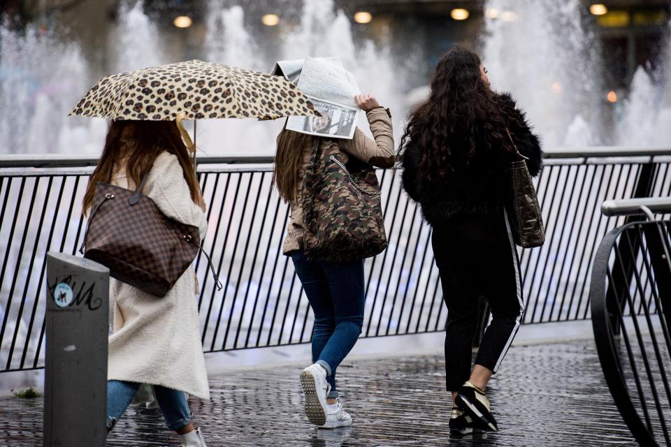  By Wednesday, it will be raining heavily across most of the UK but temperatures will feel more bearable