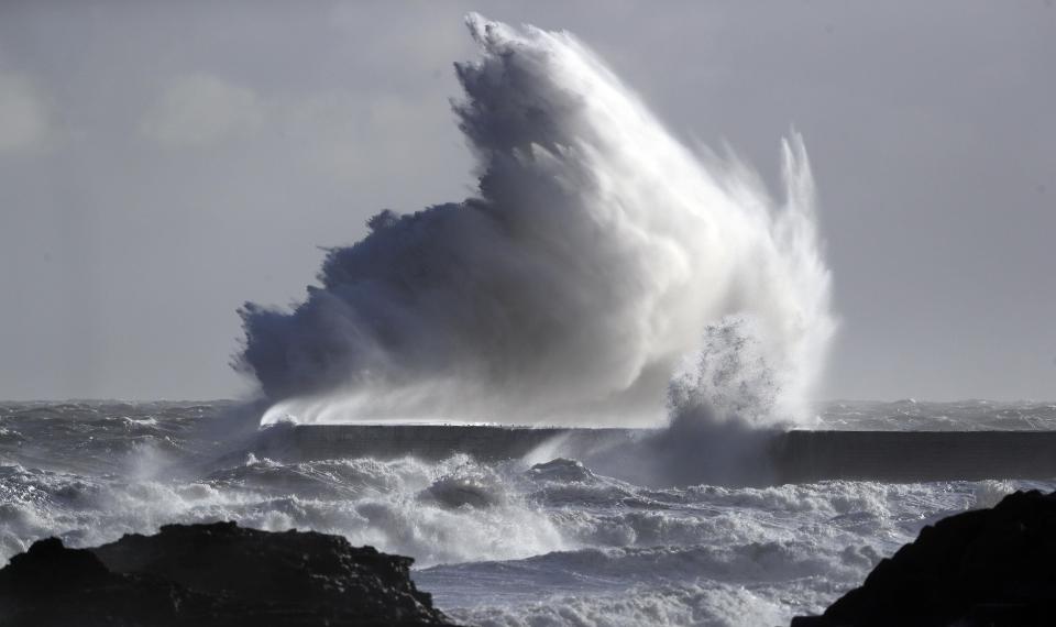  The winds will also create rough seas around Britain's coast