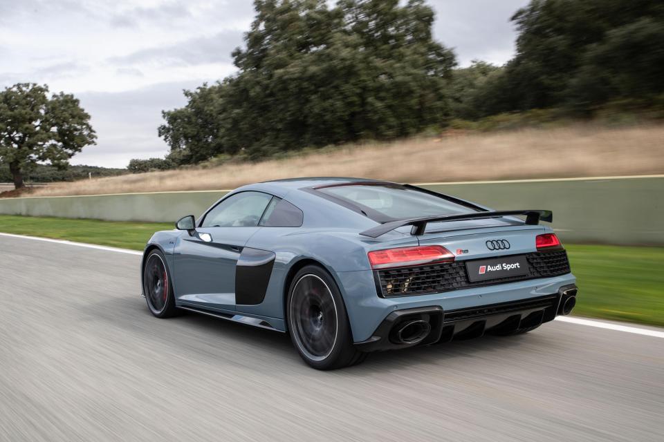 The updated Audi R8 is adding ten horses to the power