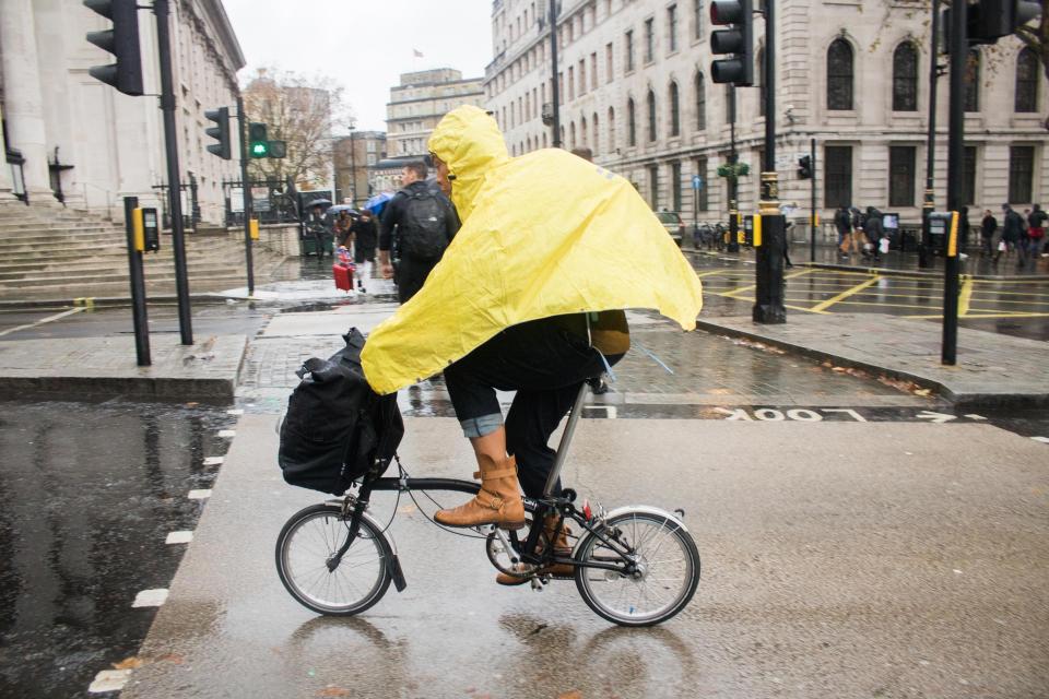  The windy weather is expected to see gusts of up to 80mph