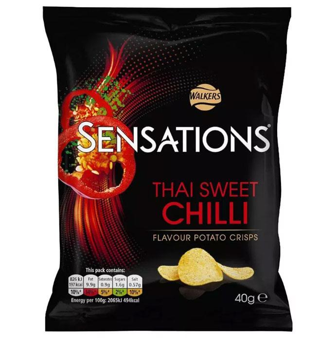  Walkers has recalled its Sensations Thai Sweet Chilli crisps amid allergy concerns