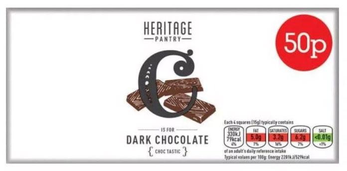  Nisa has put milk chocolate bars inside some of its dark chocolate wrappers