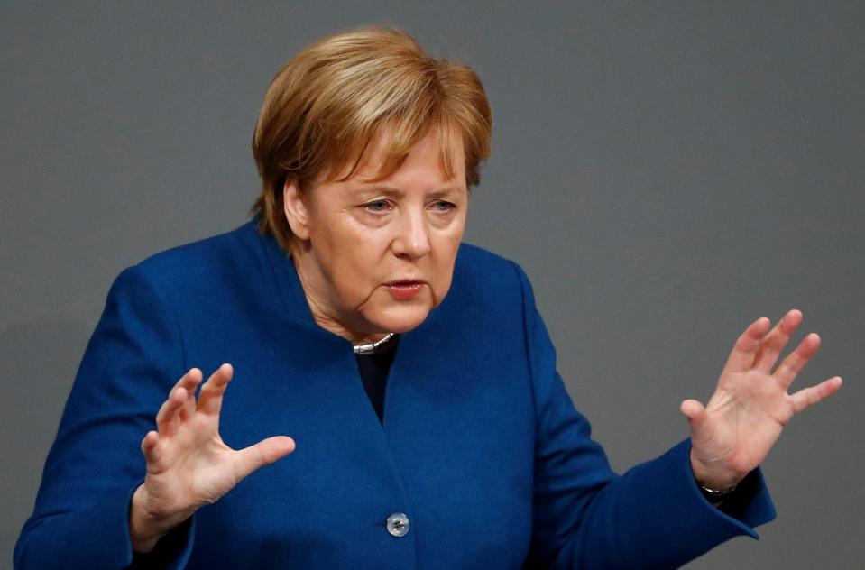  Angela Merkel said she 'hoped' there would still be a summit on Sunday