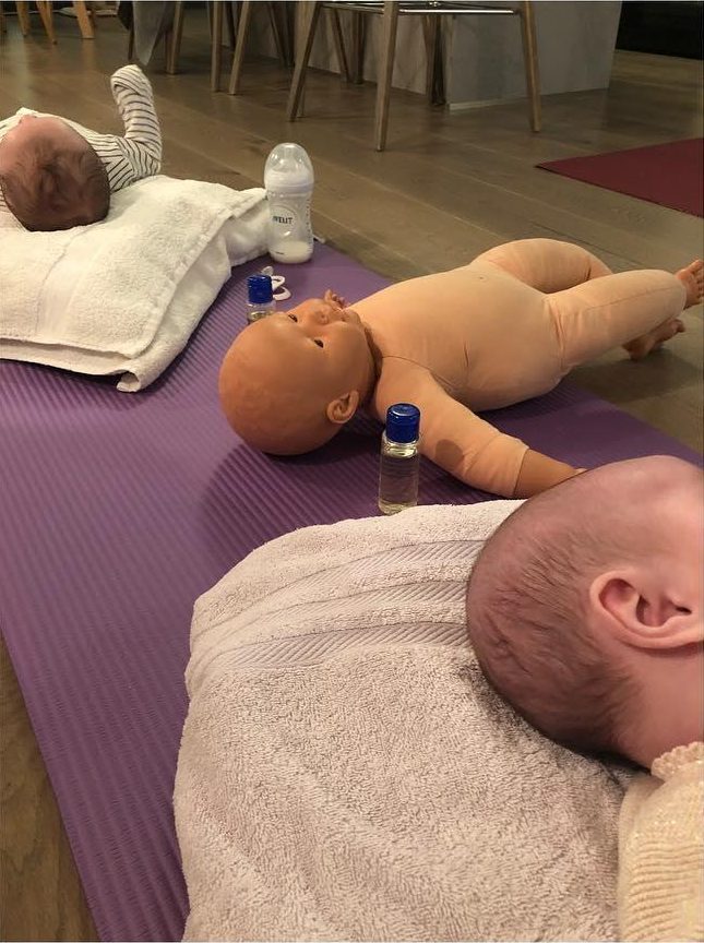  Christine Lampard shared a rare pic of her daughter Patricia as they attended a baby massage class