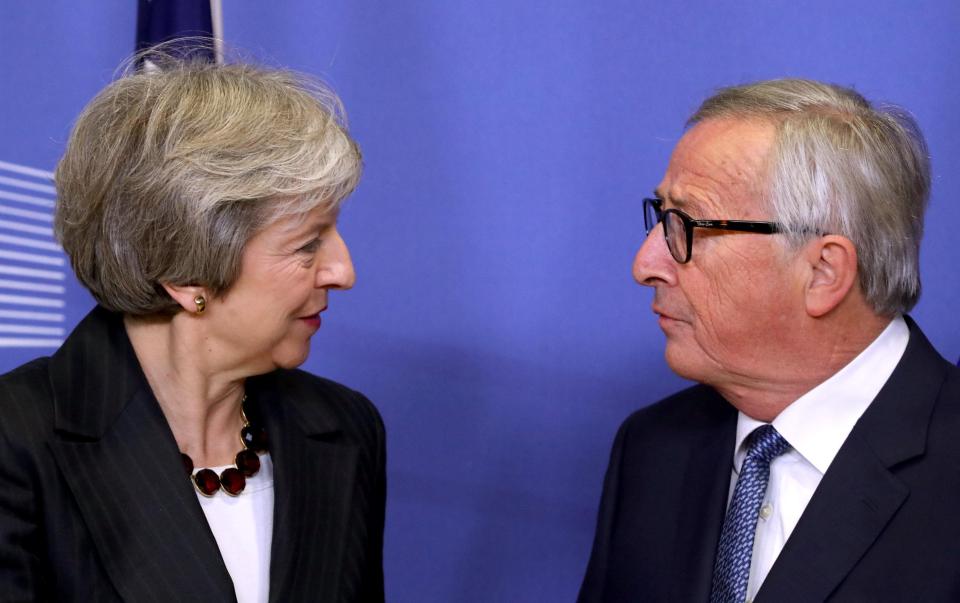  The two leaders have been holding talks on the Brexit deal