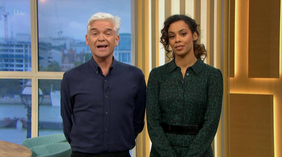  This Morning Host Phillip Schofield told viewers that Mrs May couldn't appear on the show