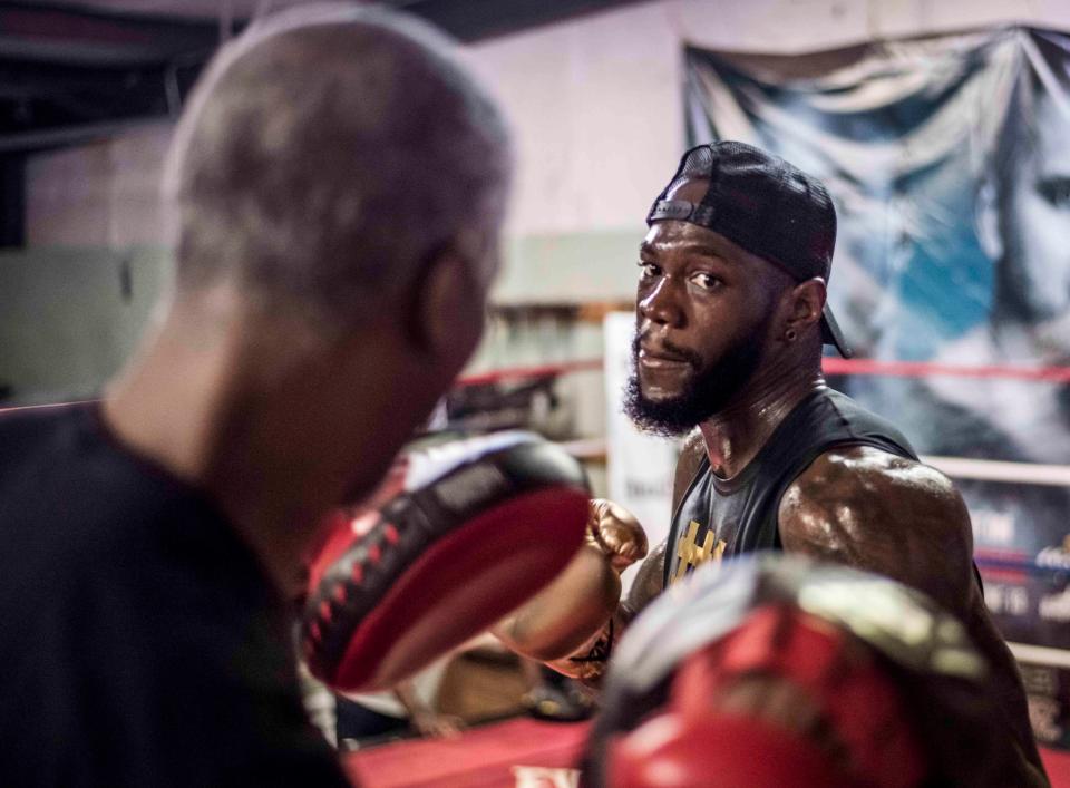  Wilder, right, wants to make Fury his 40th knockout of his career