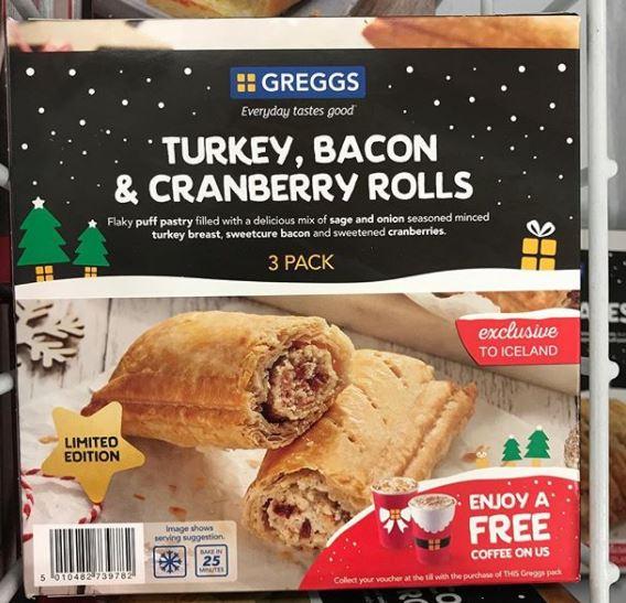  The Christmas rolls are so far only available in Iceland stores