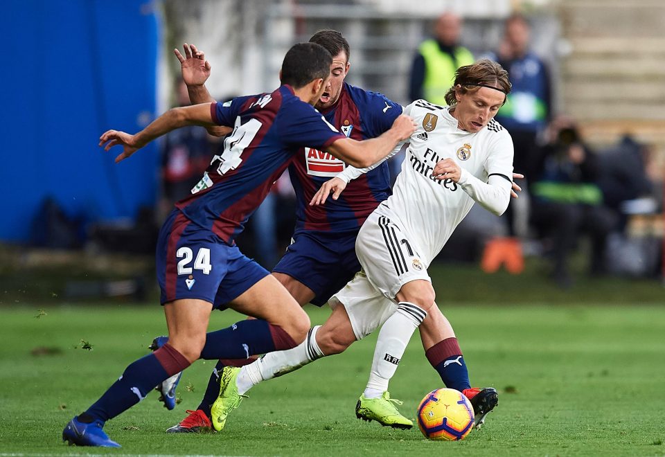  Luka Modric and Co were unable to find a breakthrough during the La Liga clash