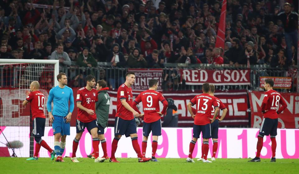  Bayern Munich have struggled mightily in the league this season