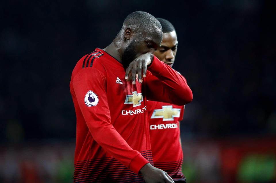  Romelu Lukaku has now gone 11 Manchester United games without scoring