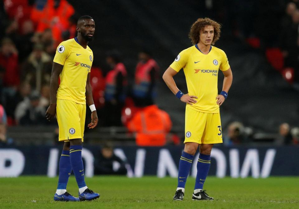  David Luiz has been to blame for seven of the 11 goals conceded this term