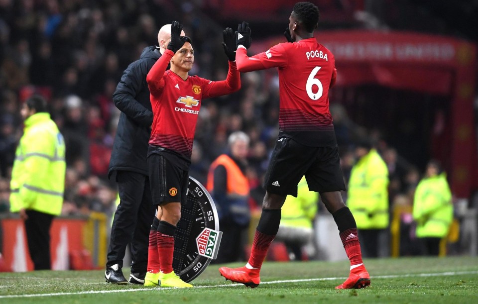 Paul Pogba was angry being substituted by Mourinho with Alexis Sanchez in the Palace draw