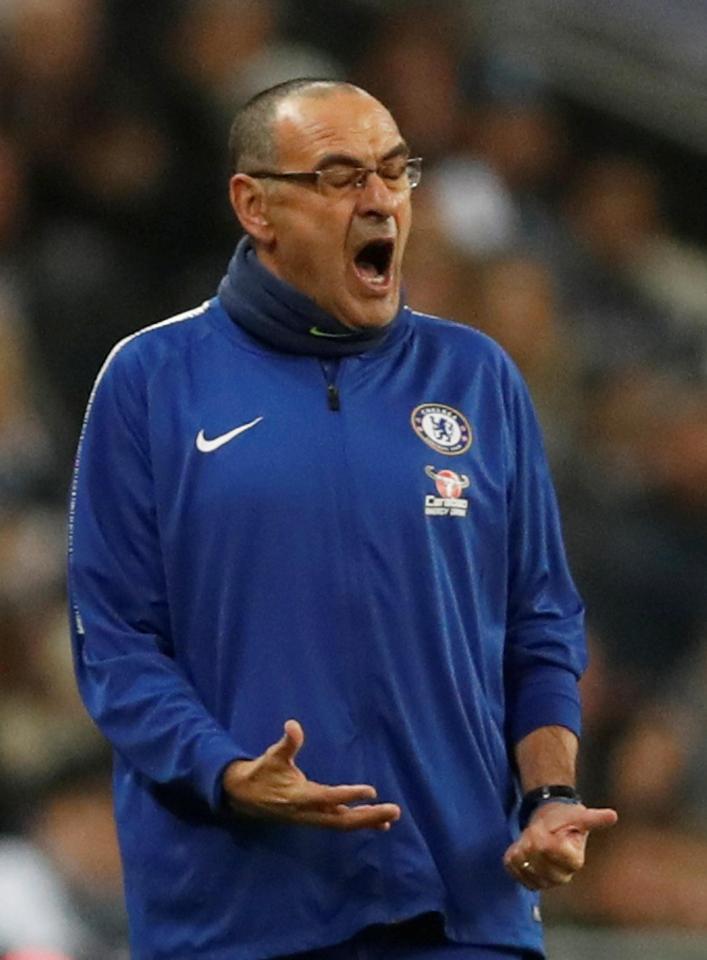  Maurizio Sarri was fuming after seeing his side beaten for the first time