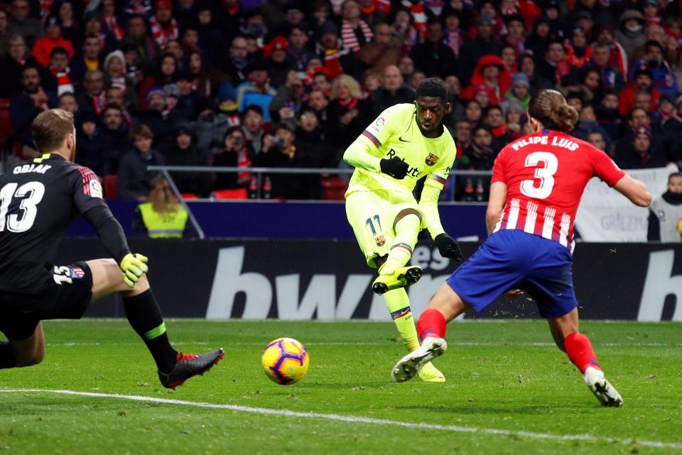  Dembele has scored five goals for Barcelona this season, but his attitude and professionalism have been constantly questioned by Ernesto Valverde