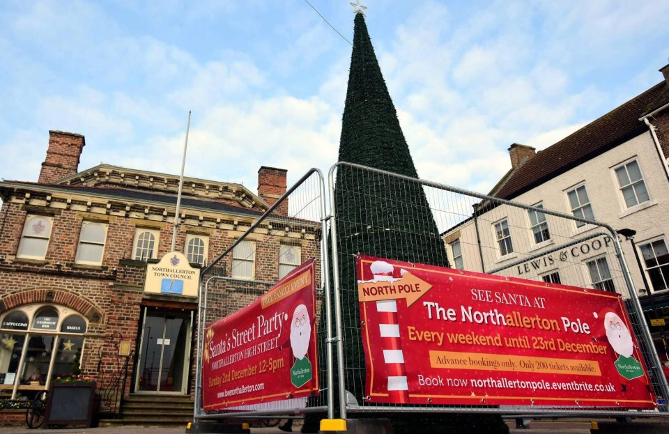  This Christmas tree 'monstrosity' has angered residents in Northallerton, North Yorkshire