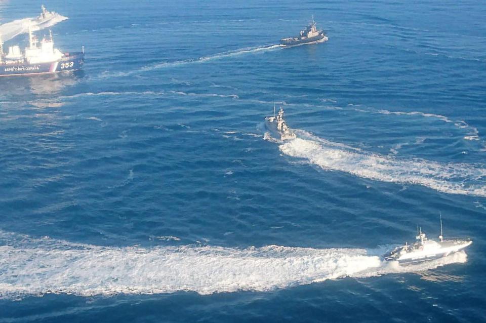  Russia has admitted to firing at and seizing three of Ukraine's ships