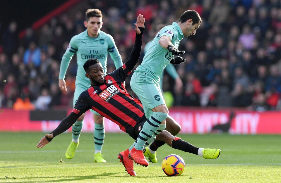  Jefferson Lerma made an encouraging start to the game at the Vitality Stadium