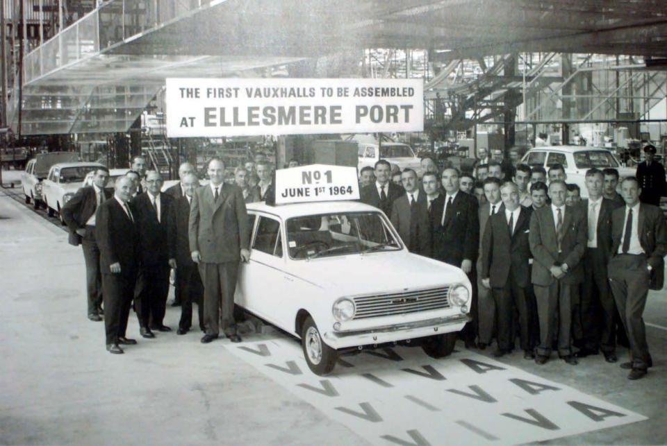  Vauxhall first rolled off cars from its Ellesmere Port production line in 1964