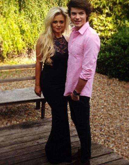  Emily Atack's ex-boyfriend Jack Vacher still has this picture of the couple on his Twitter profile