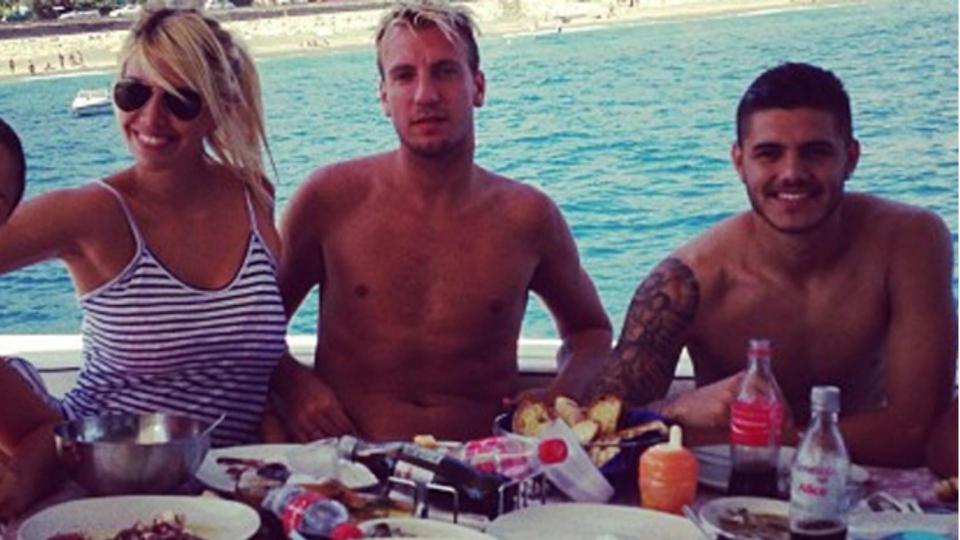  Wanda, Lopez and Icardi all used to go on holiday together before Wanda left Lopez for the younger man