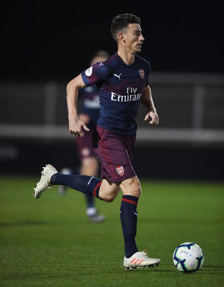  The experienced defender is nearing his return to Arsenal's first team