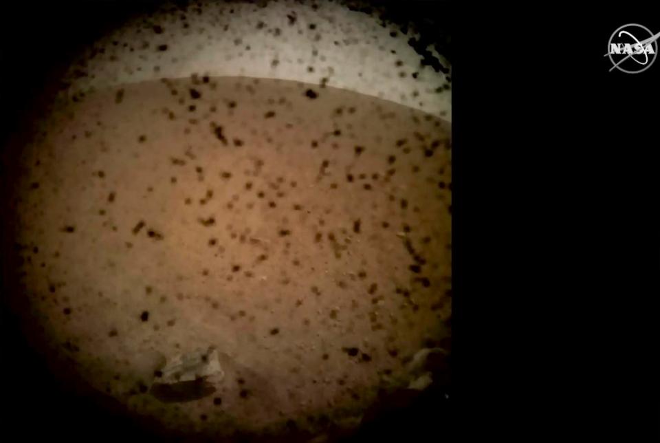  The first picture of the red planet from this groundbreaking mission