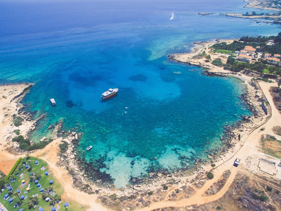 The whole family can try water sports at Fig Tree Bay, Protaras Beach - from kayaking to jetski