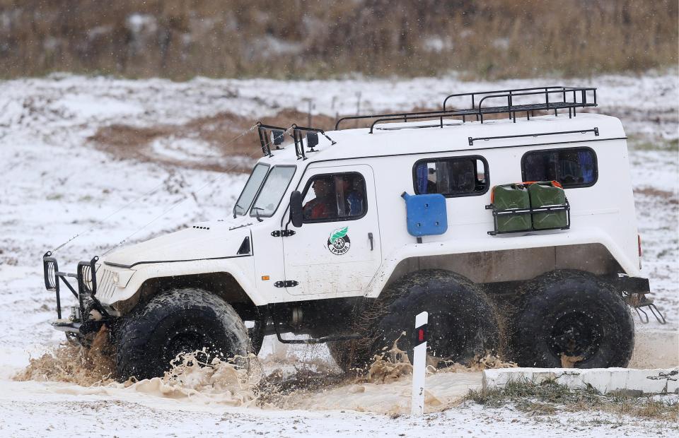  Special off road vehicles allow its troops to move around in the tough terrain