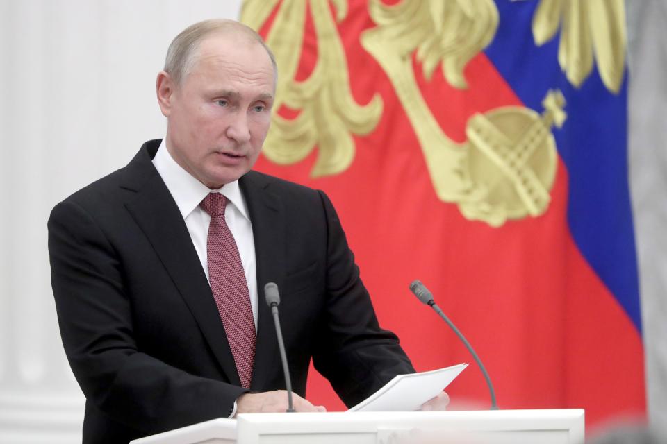  Vladimir Putin has been given the power to launch a pre-emptive strike if Russia is threatened