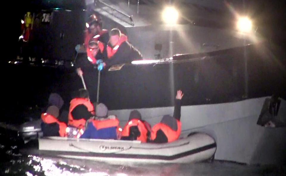  The Kent Coastguard and Border Force carried out the rescue in the early hours of Tuesday morning