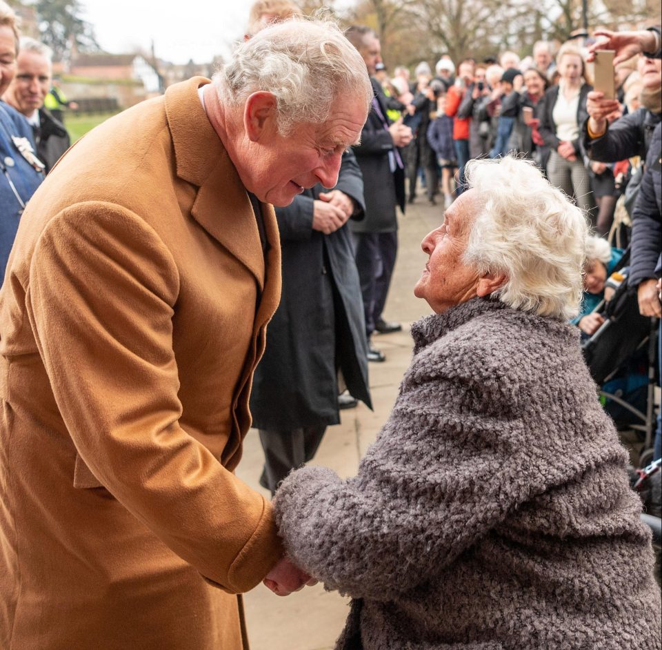  The Prince spent the day meeting locals in Ely, Cambridgeshire