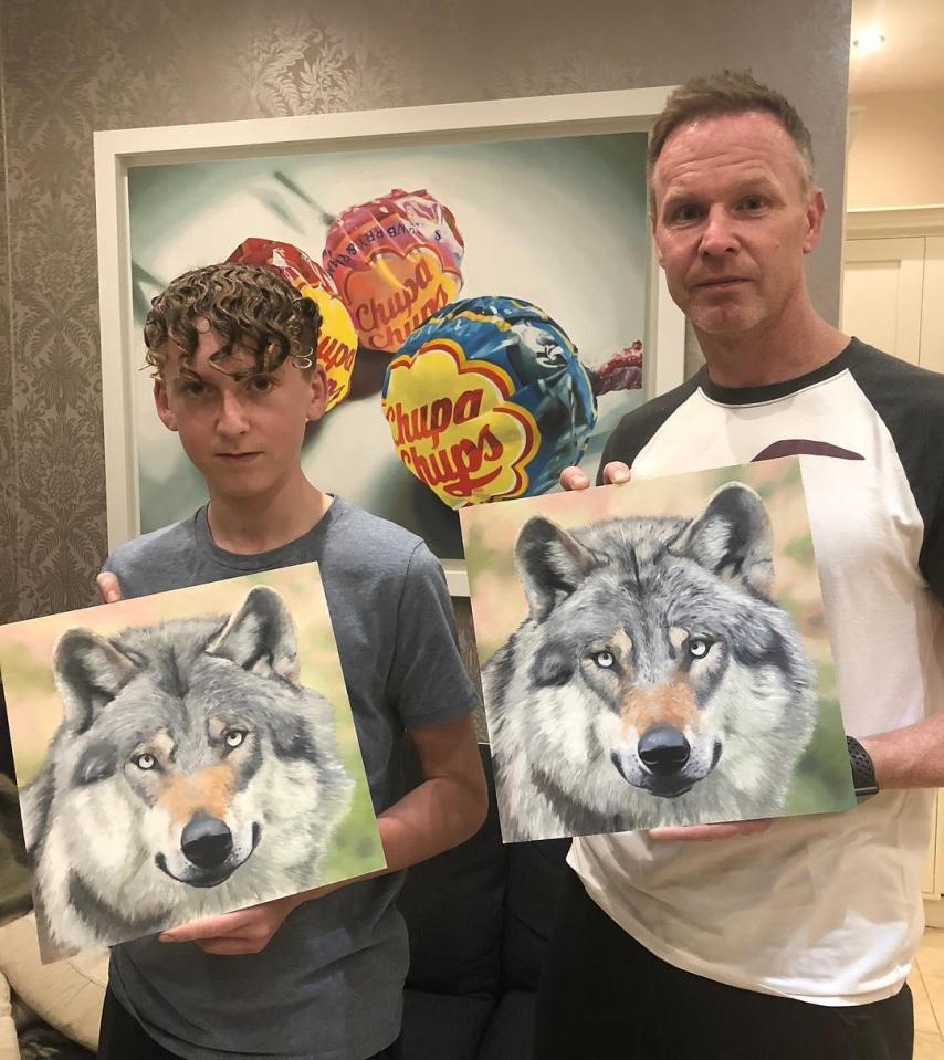  The pair spoke exclusively to SunSport about their art adventures