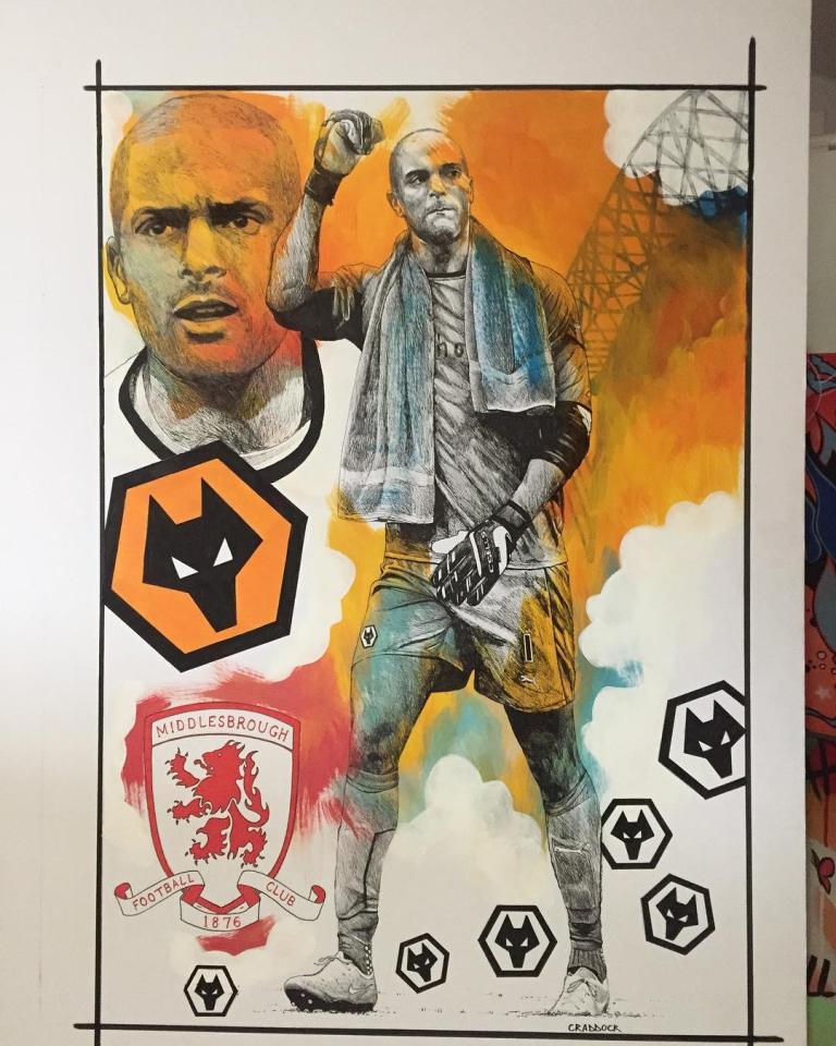  A special cover was done for former Wolves goalkeeper Carl Ikeme