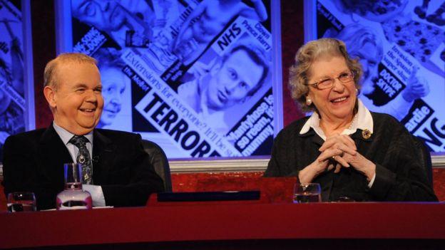 When she appeared on Have I Got News For You she became the oldest person to be on the show