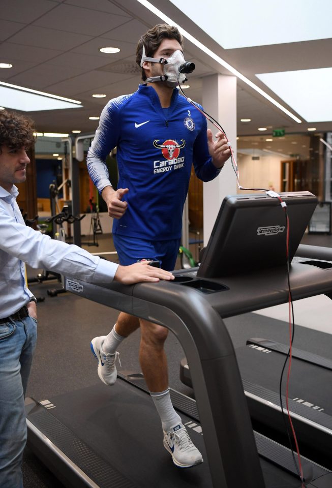  Maurizio Sarri was keen to test his players physically and mentally