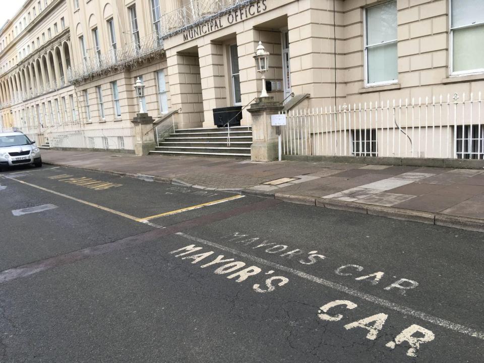 The local council repainted the bay markings after White complained that they had faded