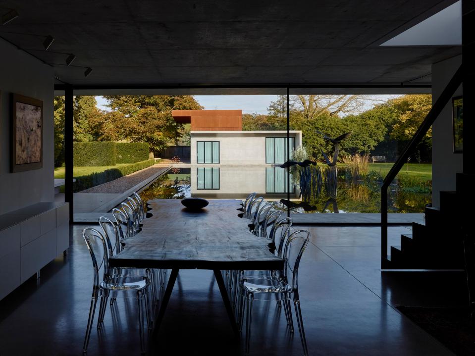  The 'Pheasants' dining area opens up to the estate's garden