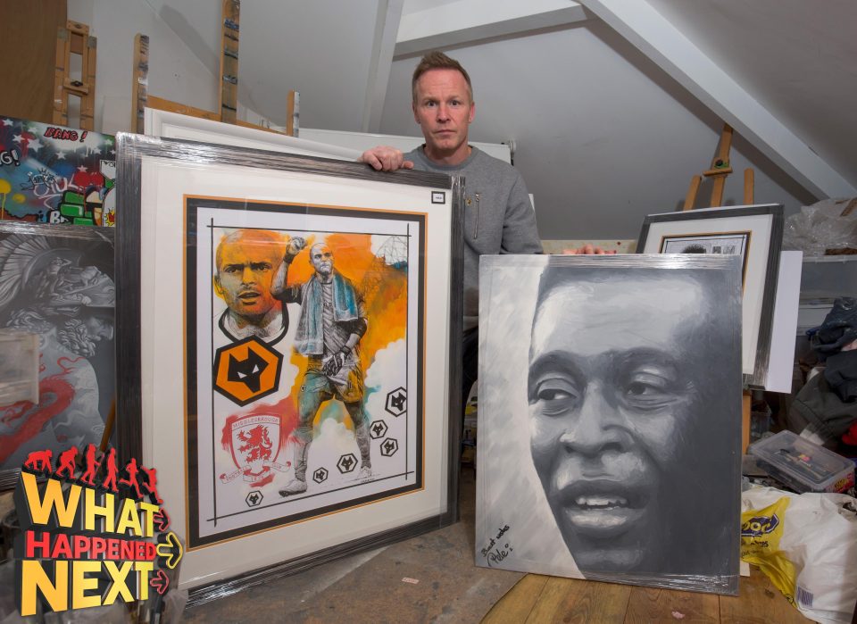  Unlike most former footballers, Jody Craddock is now an artist rather than a coach or pundit