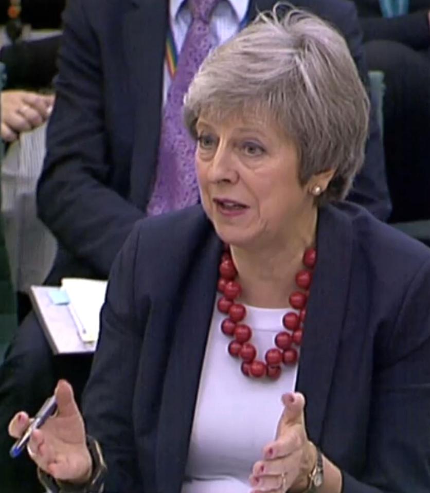  The PM insisted her Brexit deal would NOT make the country poorer